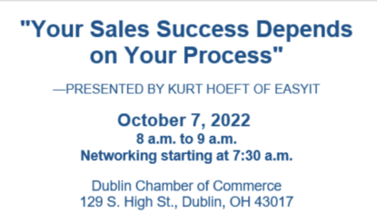 EasyIT CEO Talks Sales Best Practices With Local Business Community