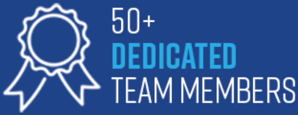 50 dedicated team members