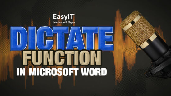 How To Use The Dictate Function In Microsoft Word