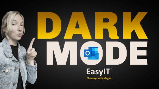 How To Change Microsoft Outlook Into Dark Mode
