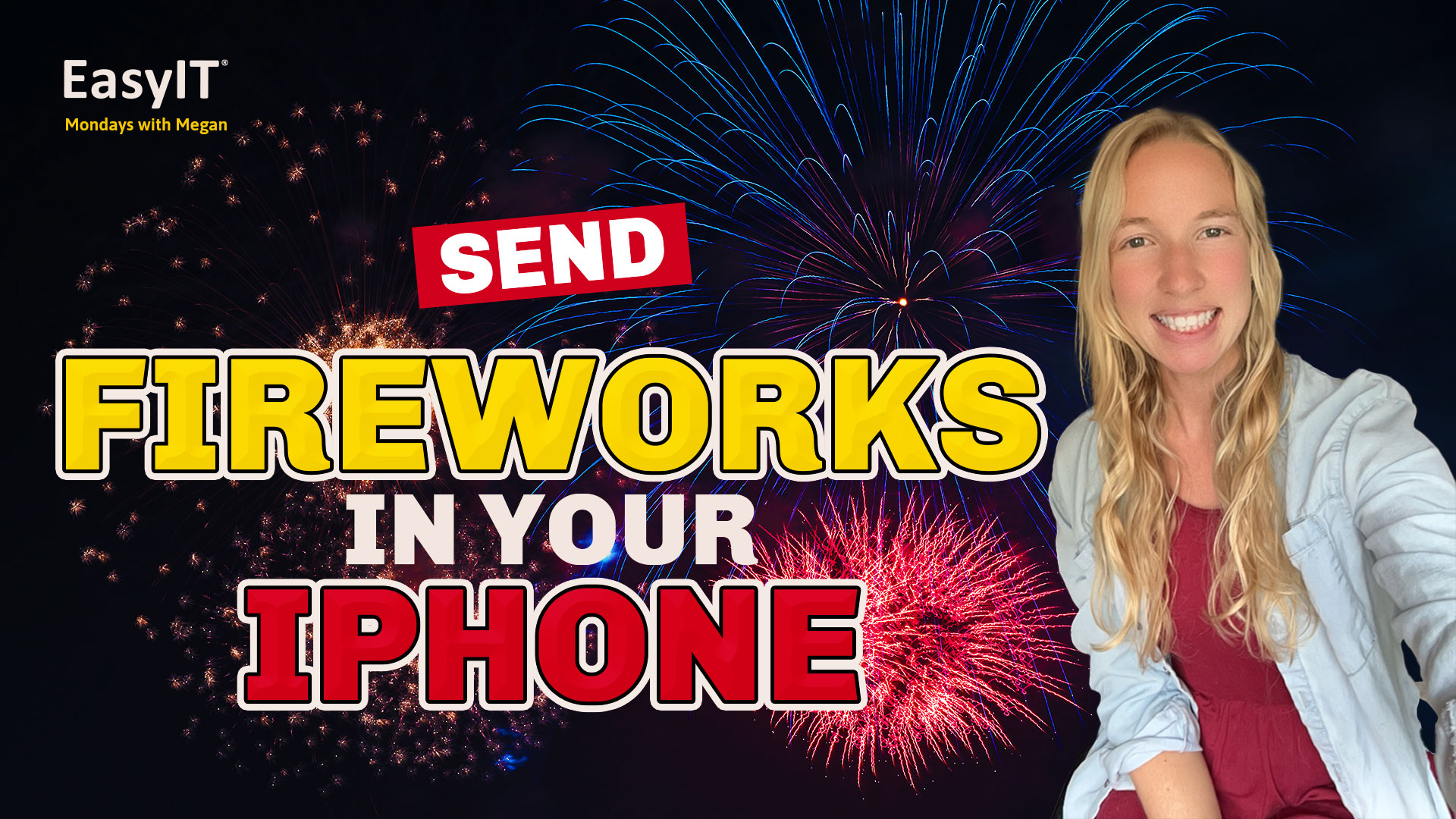 how to text fireworks on iphone 14