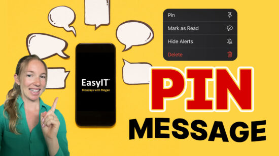 How To Pin Messages On Your iPhone