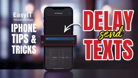How To Delay Sending SMS or Text Messages With Your iPhone