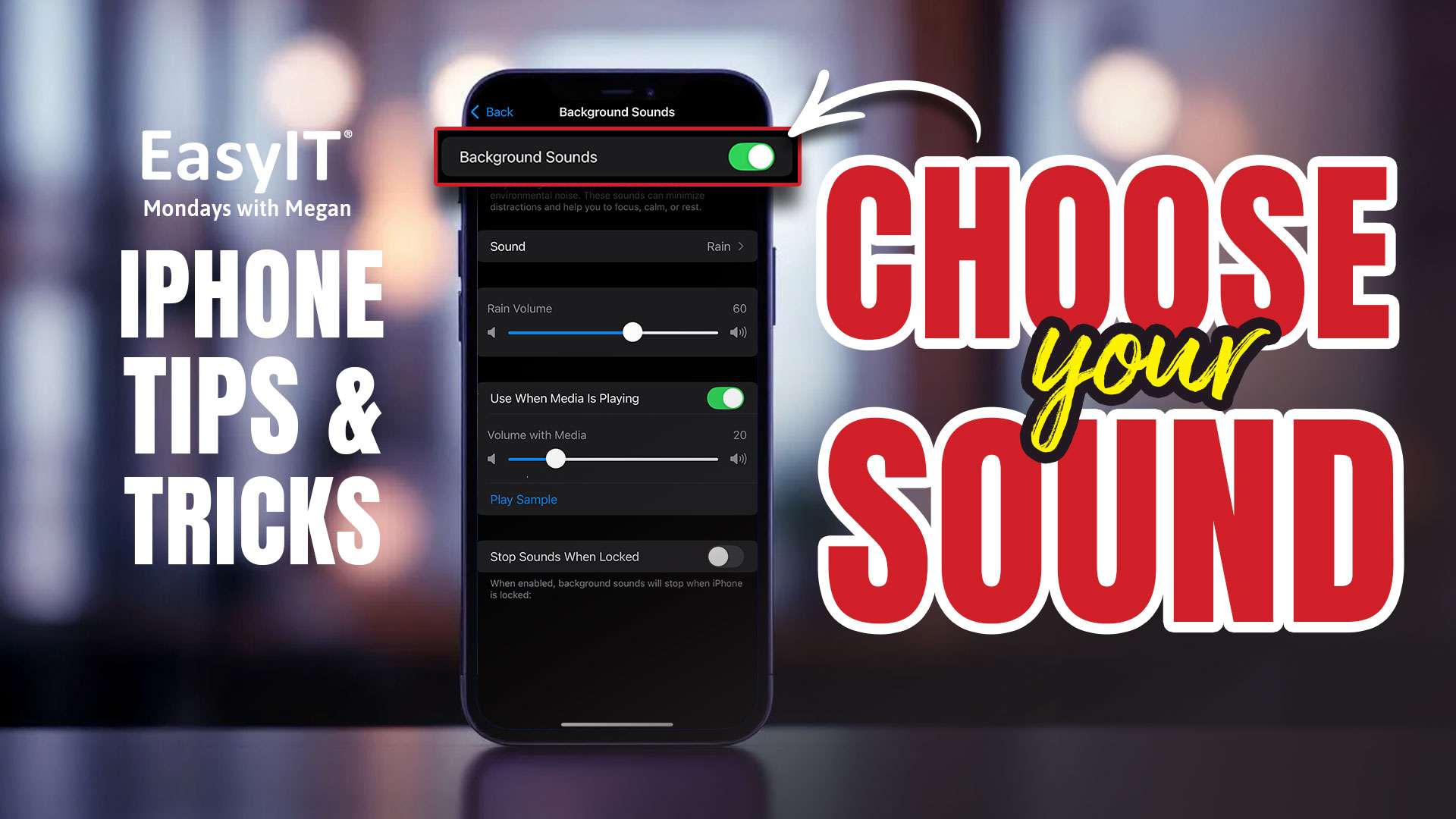 How to Enable Background Sounds on Your iPhone